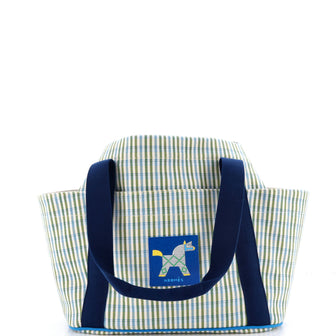 Hermes Animaux Nattes Nappy Tote Canvas
