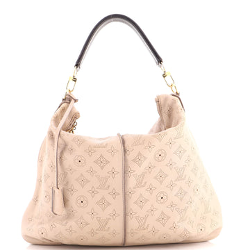 Louis Vuitton Selene Handbag Mahina Leather MM
