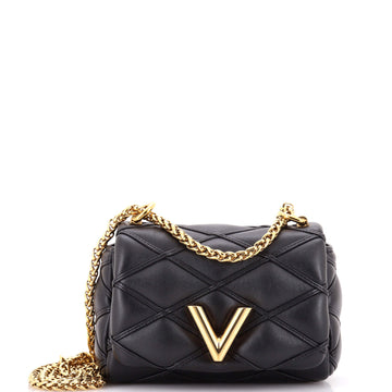 Louis Vuitton Pico GO-14 Handbag Malletage Leather