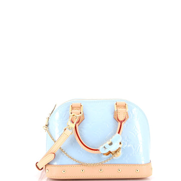 Louis Vuitton Alma Charm Chain Handbag Monogram Vernis BB