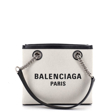 Balenciaga Duty Free Tote Printed Canvas Small