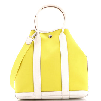 Hermes Garden File Tote Toile and Leather 28