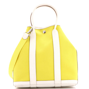 Hermes Garden File Tote Toile and Leather 28