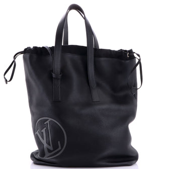 Louis Vuitton Cabas Light Drawstring Bag Initials Taurillon Leather