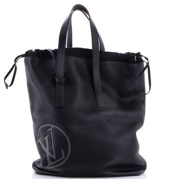 Louis Vuitton Cabas Light Drawstring Bag Initials Taurillon Leather