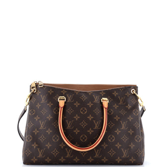 Louis Vuitton Pallas Tote Monogram Canvas with Leather