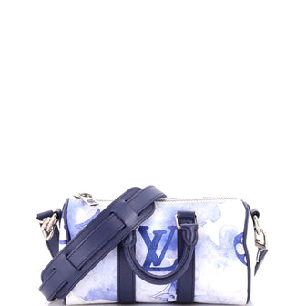 Louis Vuitton Keepall Bandouliere Bag Limited Edition Monogram Watercolor Canvas XS