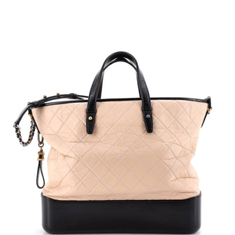 Chanel Gabrielle Shopping Tote Quilted Calfskin Large