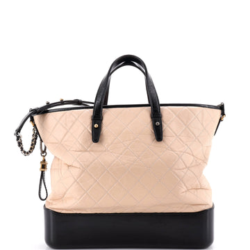 Chanel Gabrielle Shopping Tote Quilted Calfskin Large