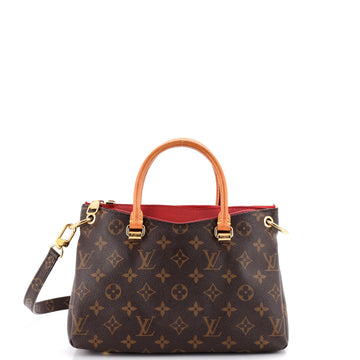 Louis Vuitton Pallas Tote Monogram Canvas with Leather BB