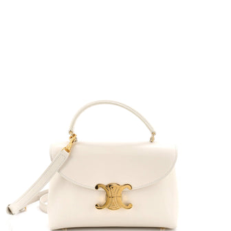 Celine Nino Top Handle Bag Leather Teen