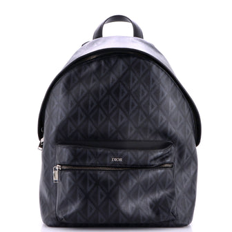 Christian Dior Rider Backpack CD Diamond Coated Canvas Large
