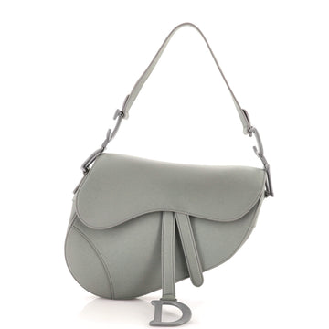 Christian Dior Ultra Matte Saddle Handbag Leather Medium