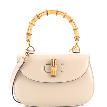 Gucci Bamboo 1947 Top Handle Bag Leather Medium