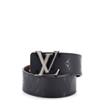 Louis Vuitton LV Pyramide Reversible Belt Limited Edition Monogram Illusion Leather Wide