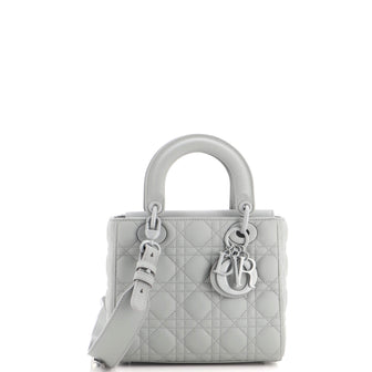 Christian Dior Ultra Matte My ABCDior Lady Dior Bag Cannage Quilt Calfskin