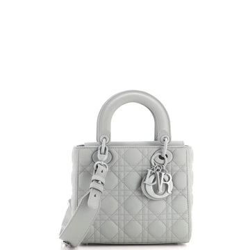 Christian Dior Ultra Matte My ABCDior Lady Dior Bag Cannage Quilt Calfskin