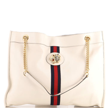 Gucci Rajah Chain Tote Leather Large