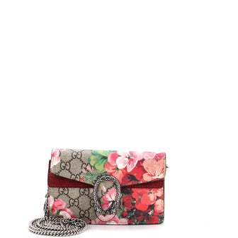 Gucci Dionysus Bag Blooms Print GG Coated Canvas Super Mini