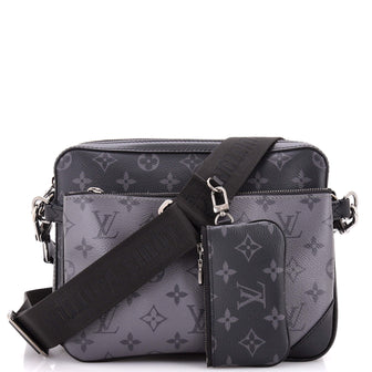 Louis Vuitton Trio Messenger Bag Reverse Monogram Eclipse Canvas
