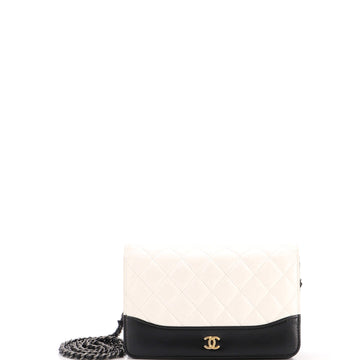 Chanel Gabrielle Wallet on Chain Quilted Aged Calfskin