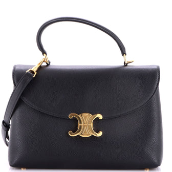 Celine Nino Top Handle Bag Nubuck Medium