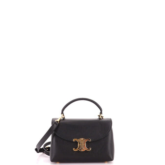 Celine Nino Top Handle Bag Leather Teen