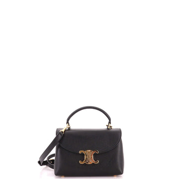 Celine Nino Top Handle Bag Leather Teen