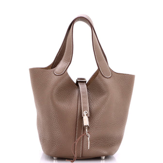 Hermes Picotin Lock Bag Clemence PM
