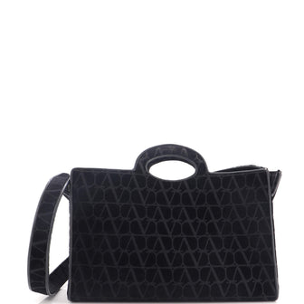 Valentino Garavani Le Troisieme Tote Toile Iconograph Fabric Medium