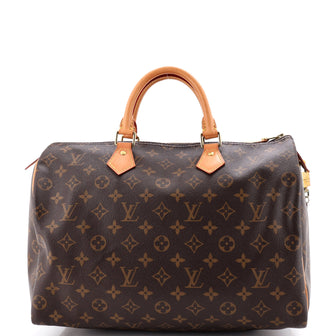 Louis Vuitton Speedy Handbag Monogram Canvas 35