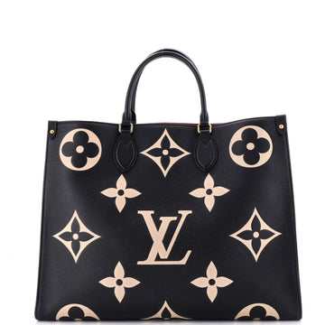 Louis Vuitton OnTheGo Tote Bicolor Monogram Empreinte Giant GM