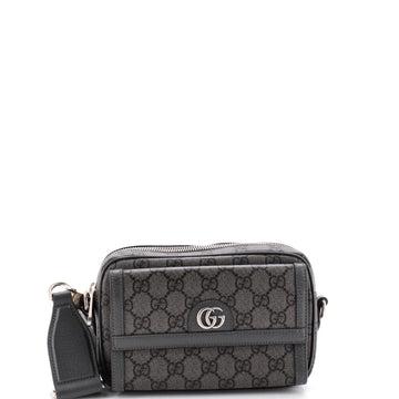 Gucci Ophidia Front Pocket Camera Bag GG Coated Canvas Mini