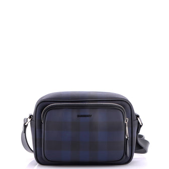 Burberry Paddy Crossbody Bag Check E-Canvas Small