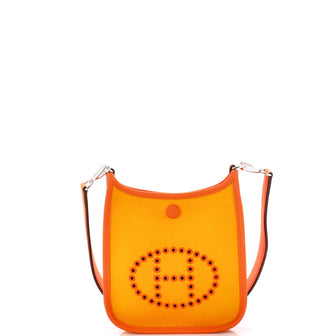 Hermes Neo Evelyne Bag Toile and Leather TPM