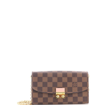 Louis Vuitton Croisette Chain Wallet Damier