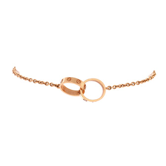 Cartier Love Interlocking Bracelet 18K Rose Gold