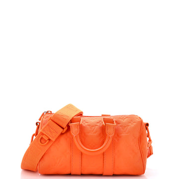 Louis Vuitton Keepall Bandouliere Bag Monogram Taurillon Leather 25