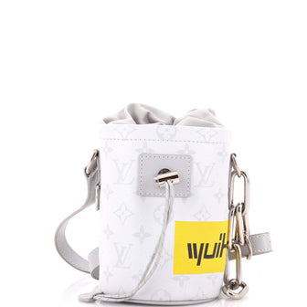 Louis Vuitton Chalk Nano Bag Limited Edition Logo Story Monogram Canvas