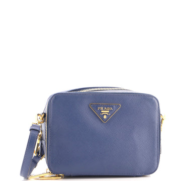 Prada Double Zip Crossbody Bag Saffiano Leather Small