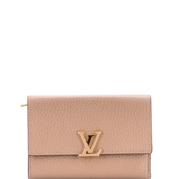 Louis Vuitton Capucines Wallet Leather Compact