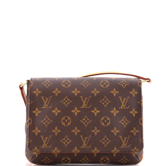 Louis Vuitton Musette Tango Handbag Monogram Canvas