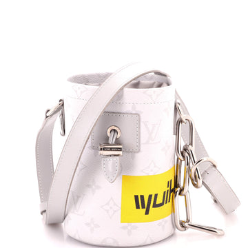 Louis Vuitton Chalk Nano Bag Limited Edition Logo Story Monogram Canvas