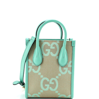 Gucci Vertical Tote Jumbo GG Canvas Mini