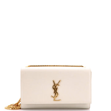 Saint Laurent Classic Monogram Crossbody Bag Grainy Leather Medium