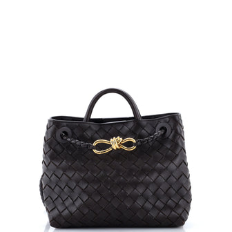 Bottega Veneta Andiamo Top Handle Bag Intrecciato Nappa Small