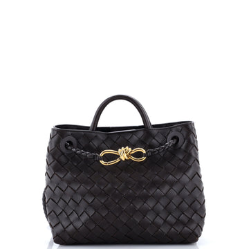 Bottega Veneta Andiamo Top Handle Bag Intrecciato Nappa Small