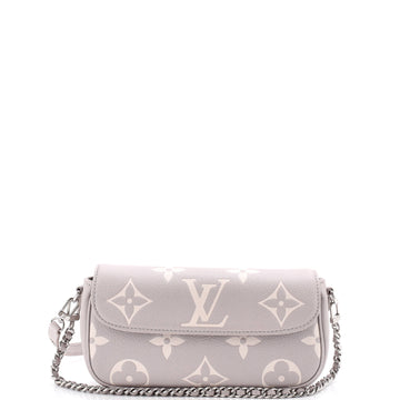 Louis Vuitton Ivy Wallet on Chain Bicolor Monogram Empreinte Giant