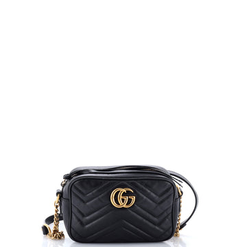 Gucci GG Marmont Shoulder Bag Matelasse Leather Mini