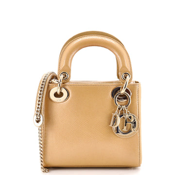 Christian Dior Lady Dior Chain Bag Lizard Mini